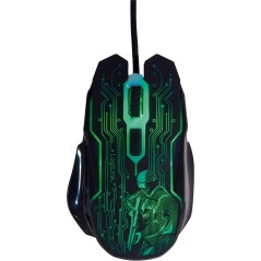 LogiLink Gaming Optisk Kablet Sort